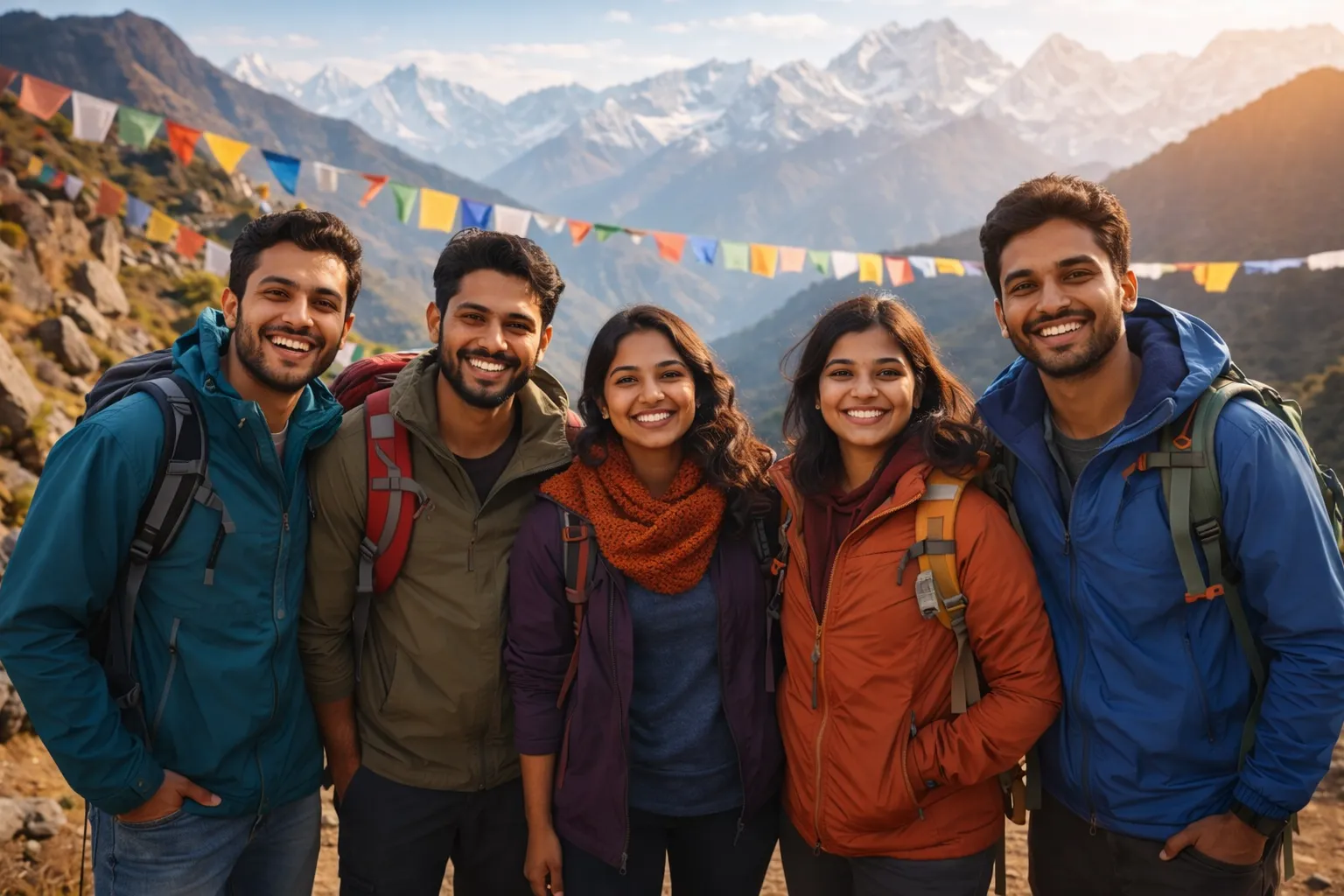 Community group travel in India — travelers sharing experiences