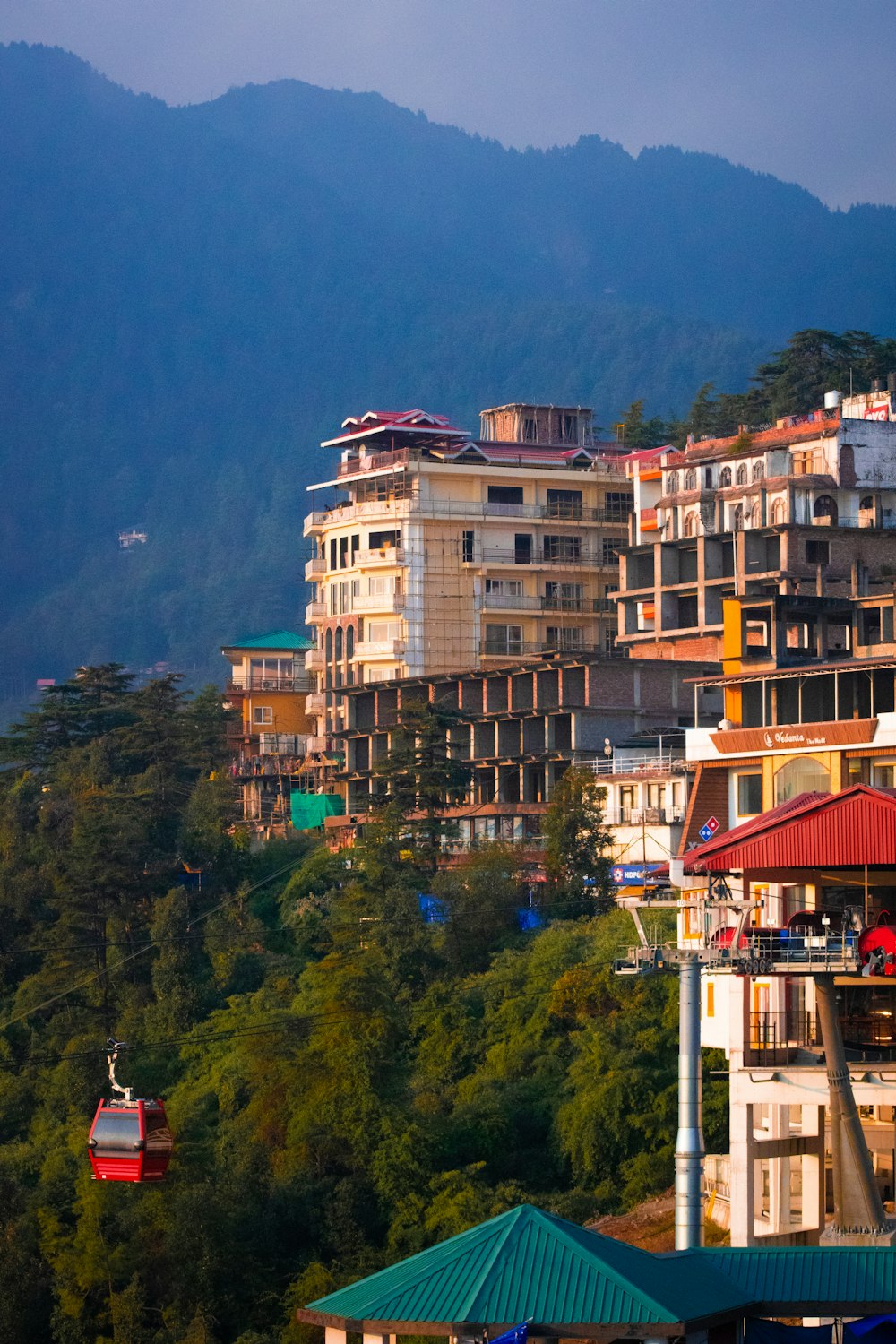 Mcleodganj City and Mountains View